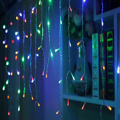 

JULELYS 10 x 065M 320 Bulbs LED Curtain Lights Christmas Garland Window Outdoor LED Lights Decoration For Wedding Holiday Party