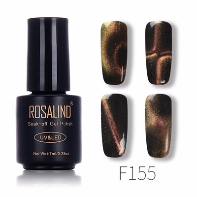 

ROSALIND Gel 1S New Arrival 3D Magnetic Cat Eye Nail Gel Varnish Soak Off UV Glitter Manicure Gel Polish Long-lasting Nail Art