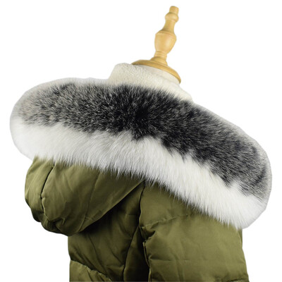 

MsMinShu Natural Fox Fur Collar for Hood 100 Real Fur Collar Scarf Fox Fur Collar Scarf Custom Made Winter Fur Hood trimming