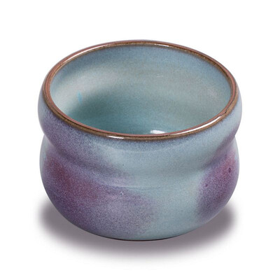 

Jun sky-blue waist shape teacup
