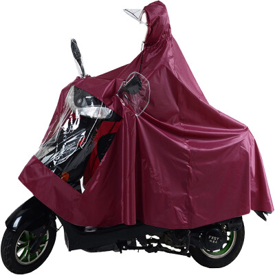 

MIYOU Waterproof Motorcycle Scooter Rain Hoodie Coat Safty Cycling Raincoat