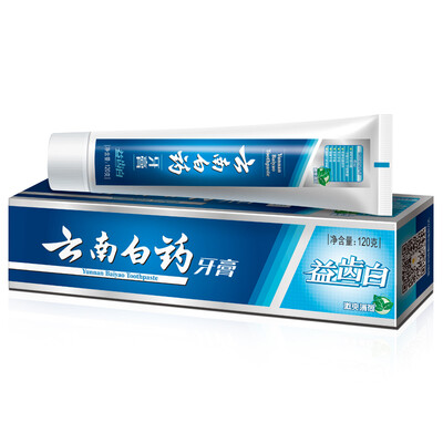 

Yunnan white toothpaste 120g beneficial teeth white shock Shuang mai type