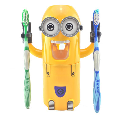 

Cntomlv Bathroom Products Автоматическая диспенсер для зубной пасты Cute Squyzers Аксессуары для ванной комнаты Set Держатель для