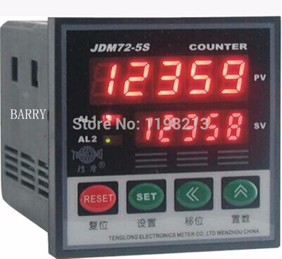 

Wire length counter 5-digital length measurer wheel meter JDM72-5S LK-90-1 digital couters
