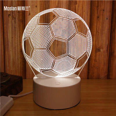 

Creative 3D table lamp than love night lamp Christmas birthday gift three-dimensional plug room bedroom bed simple modern