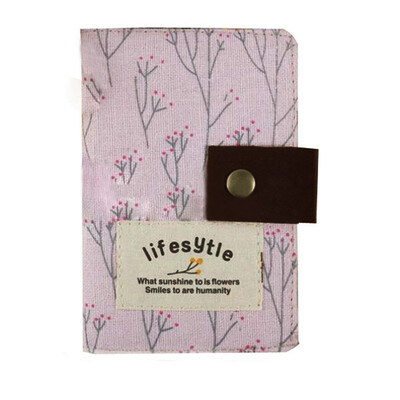 

mymei мода флоры холст кошелек кошелек 20 Слот идентификационный номер кредитной карты держатель мешка