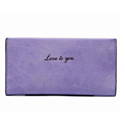 

New Woman Long Section Wallet Korean Leather Wallet Matte Bag Purses