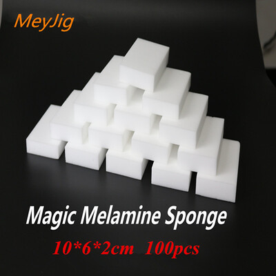 

Cntomlv 100pcs 1006020mm White Melamine Sponge Magic Sponge Eraser For Kitchen Office Bathroom Clean AccessoryDish Cleaning
