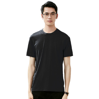 

Netease carefully selected T-shirt 120 silky modal short-sleeved t-shirt male polo shirt in gray L