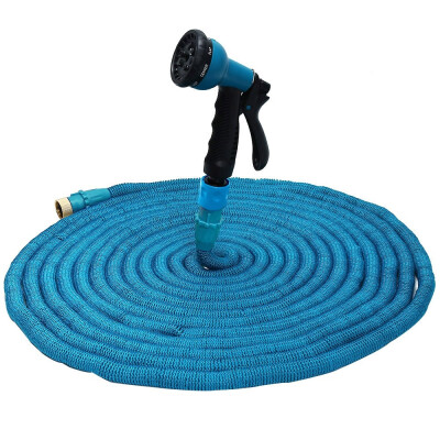 

Expandable Garden Magic Hose Water Pipe with 8 in 1 Spray Gun Brass Accessories TPE tube Scope of application Tightly knitted oute