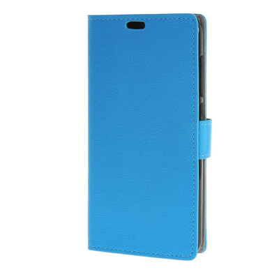 

MOONCASE чехол for ZTE Blade S6 Plus S6+ Кожаный бумажник флип Чехол карты с Kickstand Дело Чехол синий