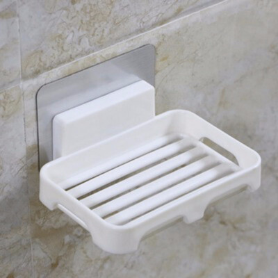 

Cntomlv hot sale Creatived Double Layers Soap Box Bathroom Soap Dish Sucker Holder Container Store