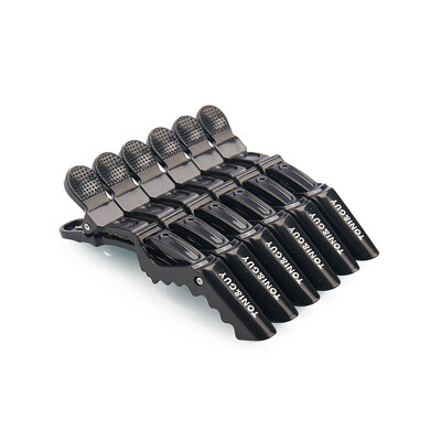 

6 Pcs Hair Clip Plastic Professional Salon Section Hair Clips 4 Colors Crocodile Hairpins Hair Care Styling Accessories Tools