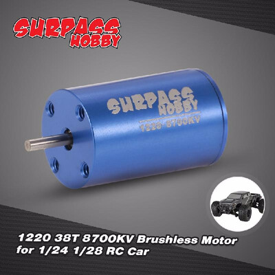 

SUPERPASS HOBBY 1220 38T 8700KV Brushless Motor for 124 128 RC Car