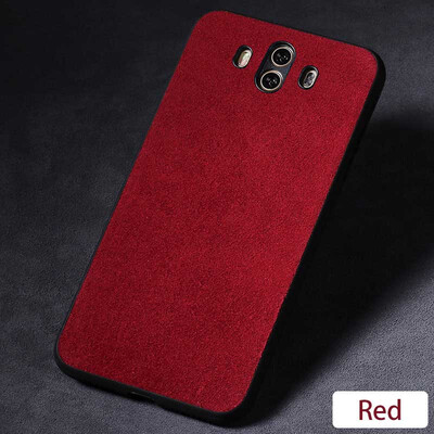 

Genuine Leather Phone Case For Huawei Mate 10 Suede leather Back Cover For P9 P10 Plus Cases