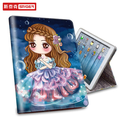 

Stieger Apple iPad Air2 Cover 97 Inch 2018 New 2017 iPad Pro97 Inch Flat Cartoon Holster Shell Streaming Micro Dream