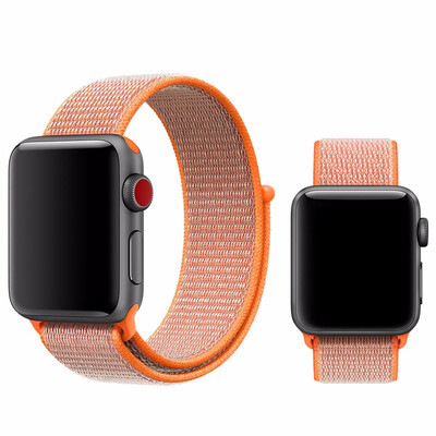 

Nylon sport loop strap For Apple Watch band 42mm 38mm iWatch 321 bracelet hook-and-loop wrist watchband accessories