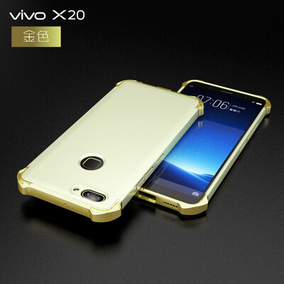 

Goowiiz Phone Case For Vivo X20X20 Plus Fashion Plating Matte Hard PC Hybrid Prevent falling Full Protection