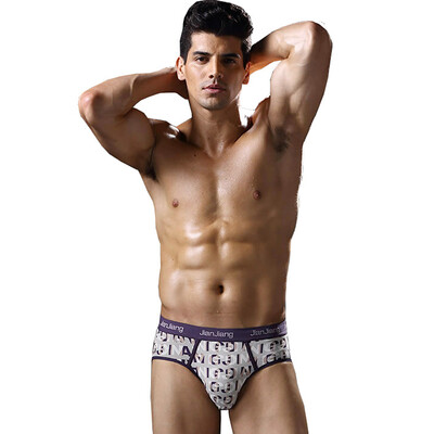 

JIANJIANG Men's Underwear 2 Pack Letter Print Boxer Briefs