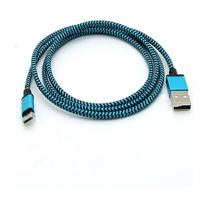 

1M 3Ft Durable Nylon Braided Data Sync Charger Cord for Samsung Galaxy S3 S4 S6 Edge LG HTC Android Phone Fast Charge