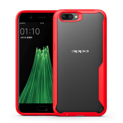 

Goowiiz Luxury Phone Case For Oppo R11R11 Plus HD Clear Acrylic TPU Silicone Prevent falling Full protection