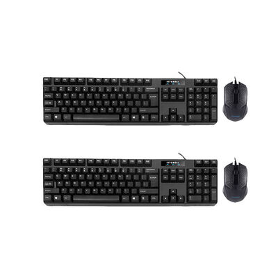 

HYUNDAI HY-MA71KA7MA75NK3000K275 wired mouse&keyboard set desktop dedicated keyboard PS2 round mouth mouse USB square mouth black five suit