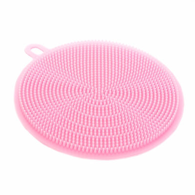 

Cntomlv 3 PC Soft Silicone Dish Washing Sponge Scrubber Antibacterial Tools Housework Multi-Used Kitchen Cleaning Brush