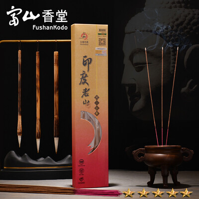 

Toyama Xiangtang India Laoshan sandalwood incense worship fragrance 395cm bamboo sticks incense incense bamboo sticks 250g