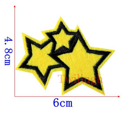 

1 Pcs Patches Iron-on Sew-on Sliver Gold Star Embroidery Motif Applique Garment Children Women DIY Clothes Sticker Wedding Party