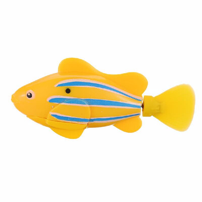 

Fish Magical Electronic Toy Flashy Electronic Fish Pets Robot Swimming Fish Wonderful Electric Clownfish Induce Bath Companion Toy