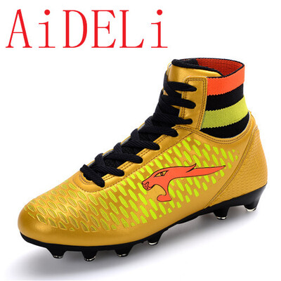 

AiDELi Youth Soccer Shoes Shock Absorbing Anti-slip Training Football Shoes