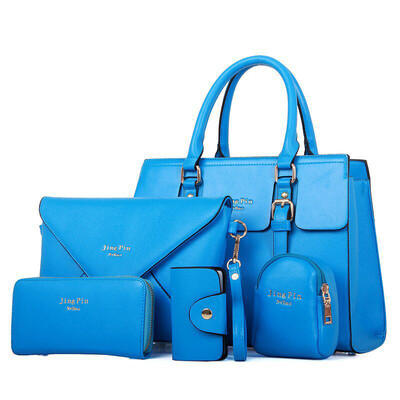 

Fashion Womens Bag Simple 5pcs Bags Elegant Shoulder Handbags
