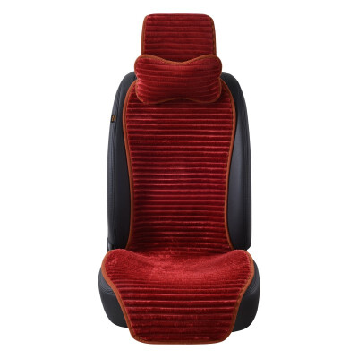 

KAWOSEN New Winter Nano Velvet Car Seat Cover With Headrest 5 Colored Universal Car Seat Cushion Protector Car-Styling