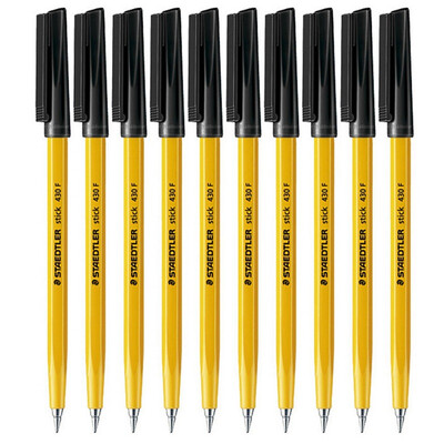 

Staedtler 430F-9 Ballpoint Pen 10 - Black