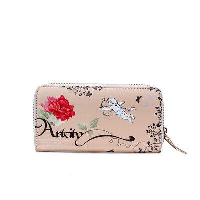 

Brand Design women leather purse women wallet PU leather fashion clutch bags long casual purse card holder