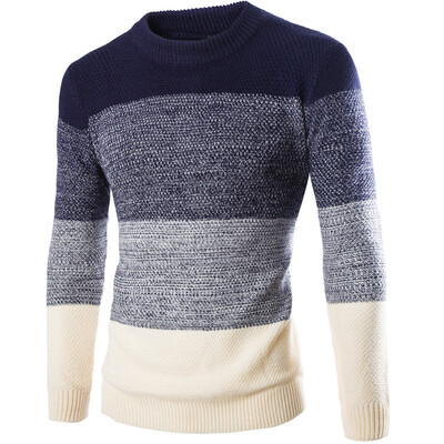 

Zogaa New Men's Sweater Round Collar Warm
