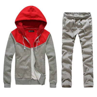 

Zogaa Korean Men's Suit Sports Add Wool Sports Thick Casual