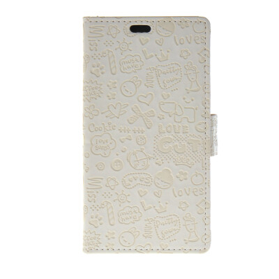 

MOONCASE Cute Little Witch Leather Side Flip Wallet Card Holder Stand Pouch ЧЕХОЛ ДЛЯ Sony Xperia Z3 White