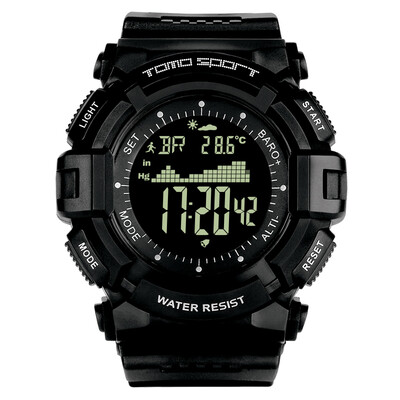 

Cheonmasan (TOMO) серия электронных часов шип обновленной версии спортивные часы восхождение беговая дорожка T1008 A-черные черные клавиши мужские