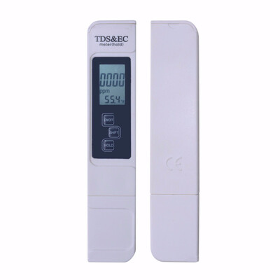 

10PCS TDS EC Meter Temperature Tester pen 3 In1 Function Conductivity Water Quality Measurement Tool TDS&EC Tester 0-9990ppm