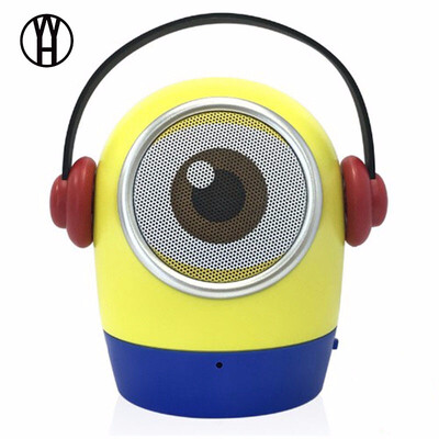 

WH Bluetooth Cute Speaker Doll Portable HIFI Subwoofer Wireless Handsfree Music player for Minions Mobile phone iphone5 6 xiaomi