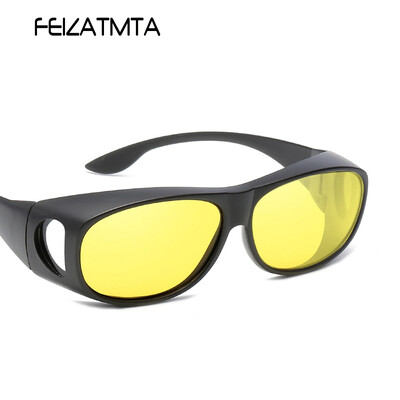 

FEIZATMTA Brand Designer Men Поляризованные солнцезащитные очки Мужские очки Квадратные вождения Солнцезащитные очки Mens Gradient Eyewear Oculos Gafas