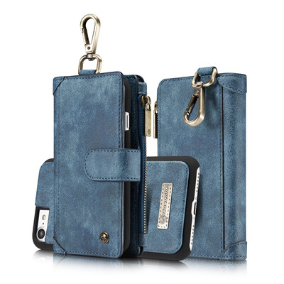 

Samsung Galaxy S8S8 PlusNote 8 Luxury Leather Commerce Multi-function Detachable Waist hanging type Wallet Phone case