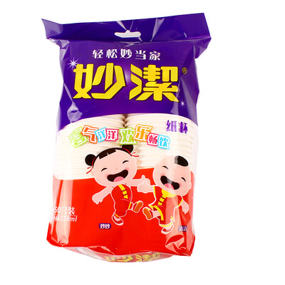 

[Jingdong supermarket] Miaojie disposable paper cups in the 50 loaded festive wedding festivals