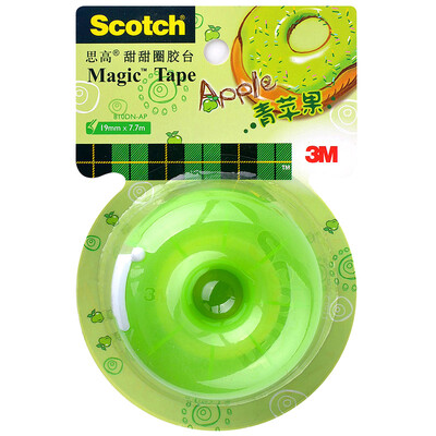 

3M Скотч лента починки 810 пончиков портативных резок ленты сиденье / Уплотнительная лента / Ленточный дозатор / режущее устройство 1 клубники розоватой