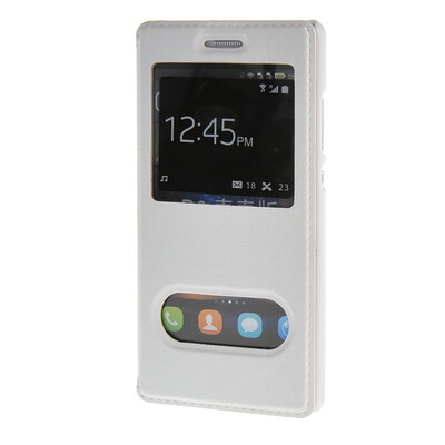 

MOONCASE ЧЕХОЛ ДЛЯ Huawei Ascend P8 Lite View Window Leather Flip Bracket Back Cover White 01