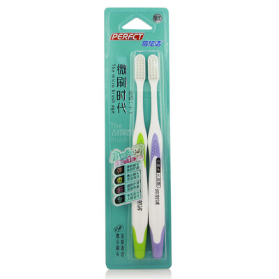 

times Jiajie (PERFCT) heart 1 +1 soft hair toothbrush F931 (new and old packaging random hair color random