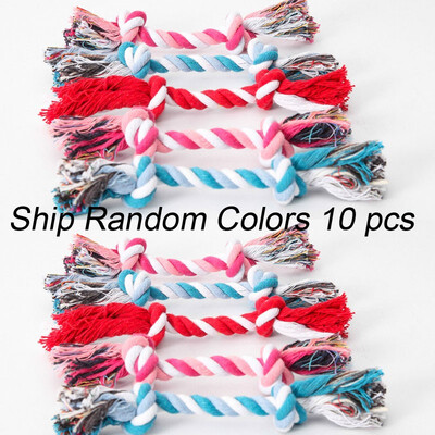 

Factory Pet Handmade bone shape rope knot chews Toys for small medium dog puppy