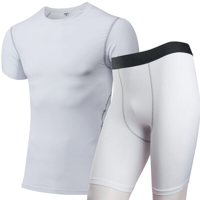 

Quick Dry MenS Sportswear Gym Running Set Short T-Shirt Shorts Sport Suit