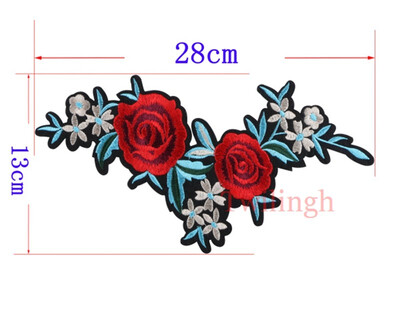 

1 Pcs Brand Flower Patches 5 Style Sticker Embroidery Motif Applique Garment Bride Women DIY Clothes Bride Wedding Dress Party